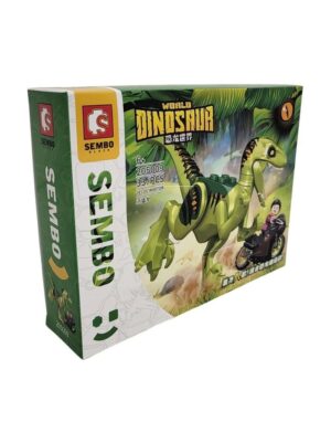BLOQUES SEMBO BLOCK MUNDO DINO VR1 NA201937 MODELO 205009 - Imagen 2