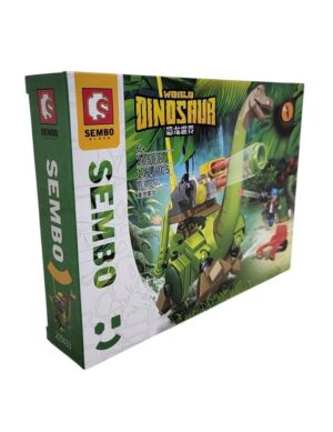 BLOQUES SEMBO BLOCK MUNDO DINO VR7 NA201938 MODELO 205033 - Imagen 2