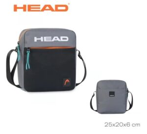 MORRAL BANDOLERA HEAD UNISEX VR2 27295 GRIS Y NEGRO - Imagen 2