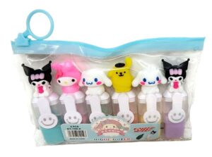 SET X6 RESALTADORES HELLO KITTY AND FRIENDS COD SY-709-6 - Imagen 3