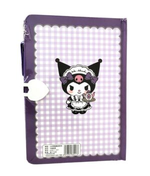 DIARIO INTIMO AMIGOS DE HELLO KITTY TAPA DURA C/CONTRASEÑA VR2 2017-1071 KUROMI - Imagen 4