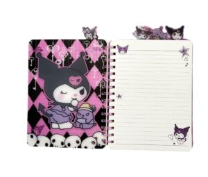 CUADERNO KUROMI EN 3D CON CON SEPARADOR VR2 PP002 ANILLO ROSA - Imagen 2