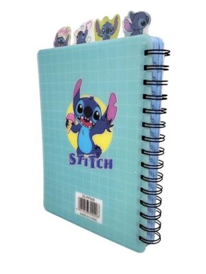 CUADERNO STITCH 3D CON SEPARADORES VR1 PP008 ANILLO NEGRO - Imagen 6