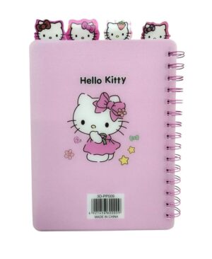 CUADERNO HELLO KITTY EN 3D CON CON SEPARADOR COD PP009 - Imagen 6