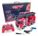 CAMION BOMBERO A R/C CON CARGA USB LUZ SONIDO COD FT991