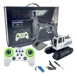 CAMION EXCAVADORA CON MOVIMIENTO R/C CARGA USB COD FT993