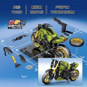 BLOQUES SEMBO BLOCK FAMOUS BK MOTO VR4 NA201903 MODELO 714551 - Imagen 3