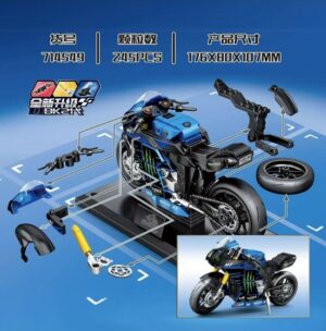 BLOQUES SEMBO BLOCK FAMOUS BK MOTO VR2 NA201903 MODELO 714549 - Imagen 3