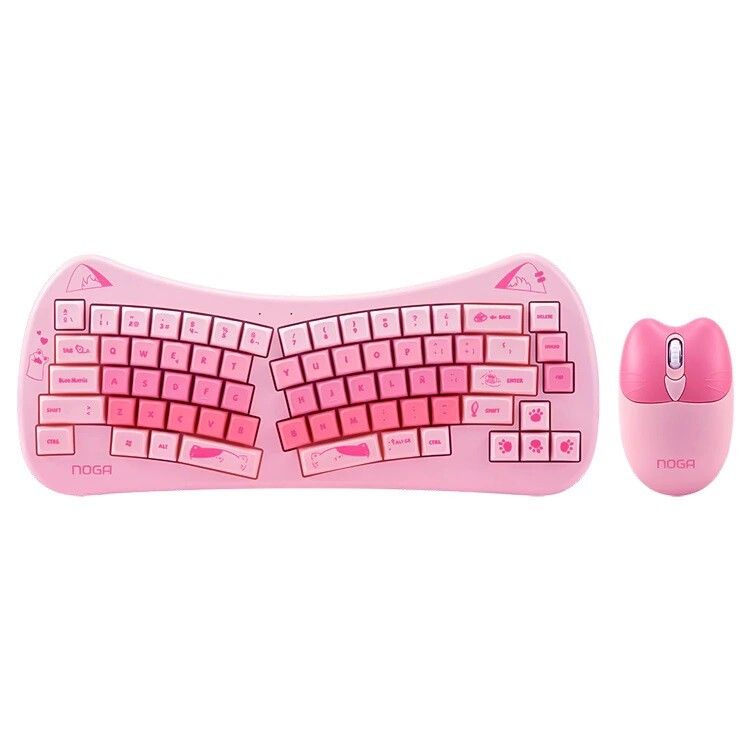 COMBO MOUSE Y TECLADO NOGA INALAMBRICO 2.4G COD NKB-6600RS