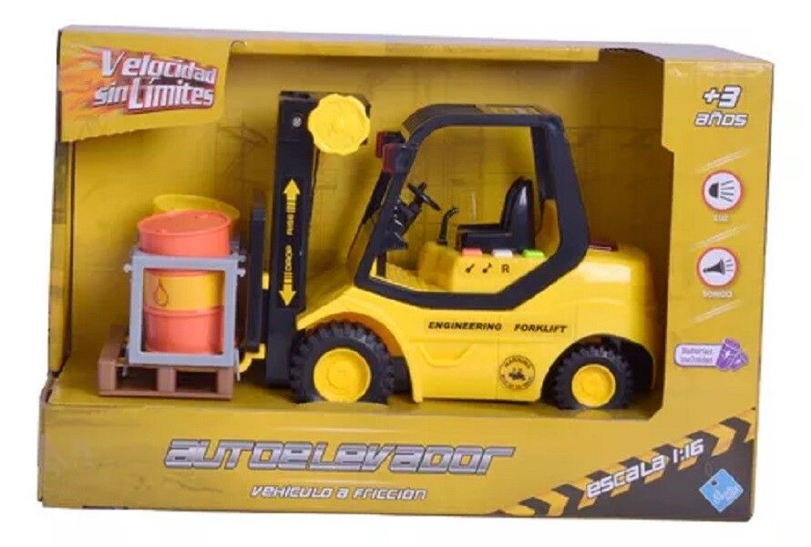 GRUA MONTACARGA CON SONIDO A FRICCION COD 7883