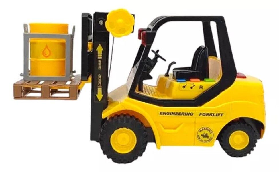 GRUA MONTACARGA CON SONIDO A FRICCION COD 7883 - Imagen 2