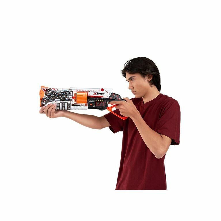 PISTOLA X-SHOT LANZA DARDOS SKINS LOCK BLASTER COD 36606 - 7598 - Imagen 4