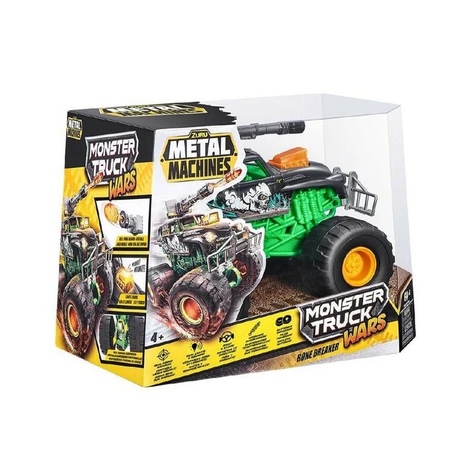 CAMIONETA LANZADOR MONSTER TRUCK WARS BONE BREAKER COD 6792B - Imagen 2