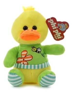 PELUCHE ANIMALITO COLORIDO CON REMERA  VR1 5400 PATITO