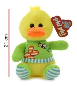 PELUCHE ANIMALITO COLORIDO CON REMERA  VR1 5400 PATITO - Imagen 3