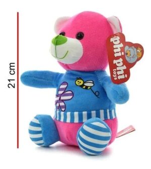 PELUCHE ANIMALITO COLORIDO CON REMERA VR6 5400 OSITO - Imagen 4