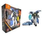ROBOT TRANSFORMERS AUTO MECHANICAL SOLOIER VR1 55697 NEGRO Y AZUL