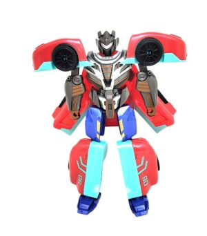 ROBOT TRANSFORMERS AUTO MECHANICAL SOLOIER VR3 55696 GRIS Y ROJO - Imagen 3