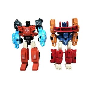 ROBOT TRANSFORMERS DUO CON ACCESORIOS VR3 55699 SET ROBOT NARANJA - Imagen 2