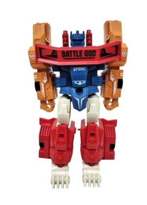 ROBOT TRANSFORMERS DUO CON ACCESORIOS VR3 55699 SET ROBOT NARANJA - Imagen 6