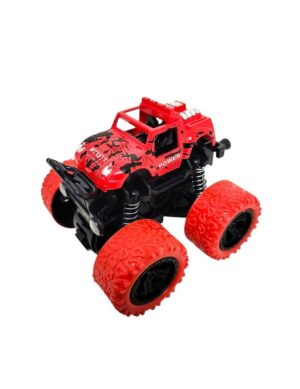 CAMIONETA MONSTER CHICA PULLBACK  VR1 53806 CAMIONETA ROJA - Imagen 4