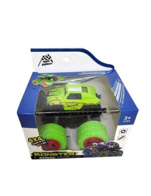 CAMIONETA MONSTER CHICA PULLBACK  VR2 53806 CAMIONETA VERDE