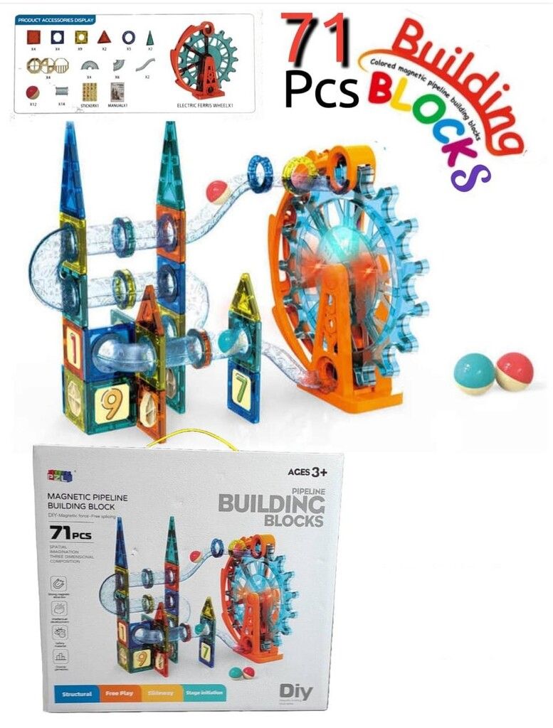 LABERINTO DE BOLITAS MAGNETICO 71 PIEZAS COD 9933B - Imagen 5