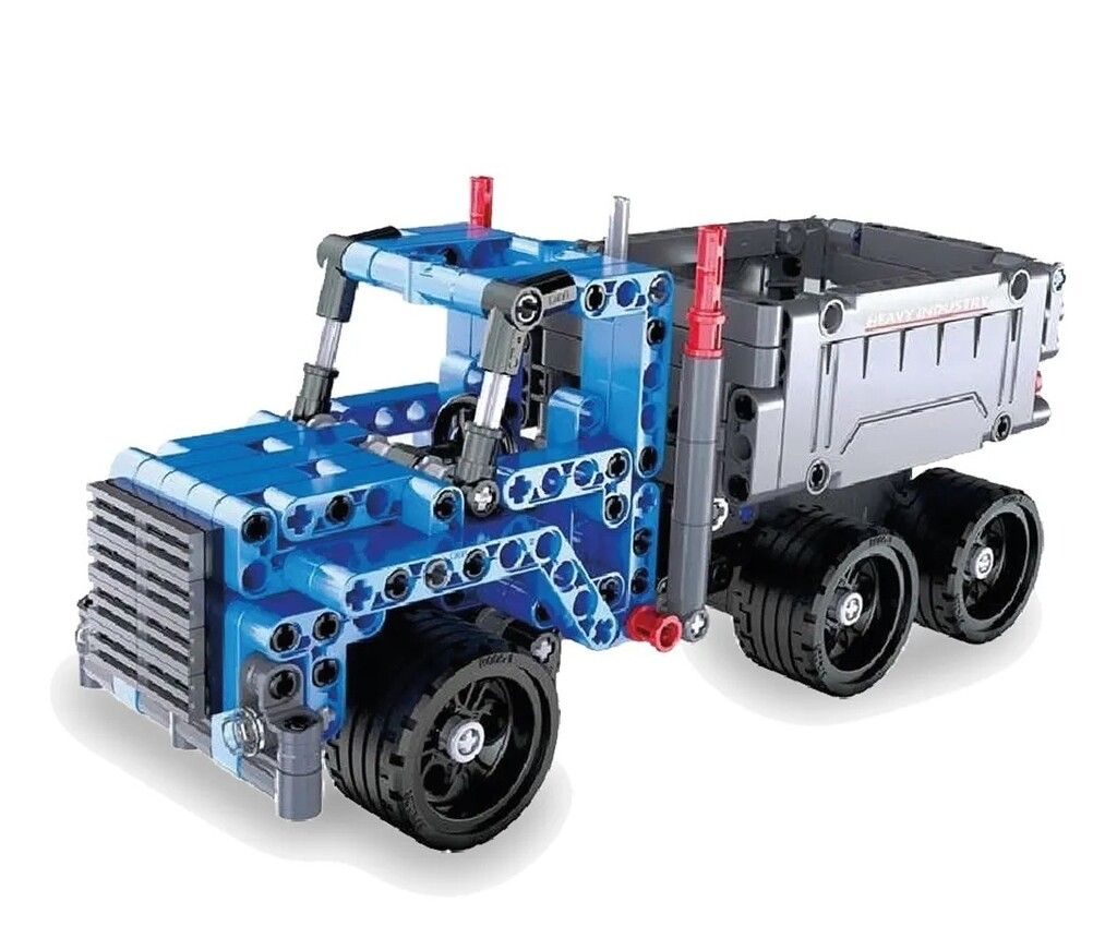 CAMION PARA ARMAR PULLBACK CADA HI - TECH VR1 C52011W DUMP TRUCK - C52011W - Imagen 2