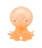 SQUISHY GLITTER ANTIESTRES CALAMAR CON SOPAPA  VR2 IK0573 NARANJA