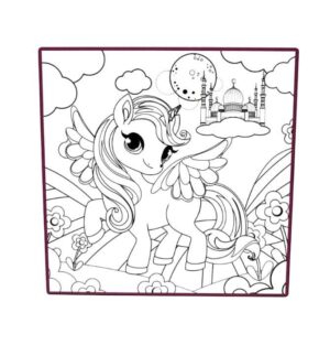 ALFOMBRA PARA PINTAR LAVAR Y VOLVER A PINTAR UNICORNIO COD 55921 - Imagen 2