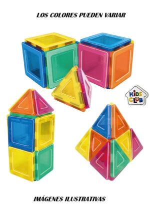 BLOQUES MAGNETICOS PLAYMAGS 20 PIEZAS COD 55200 - Imagen 4