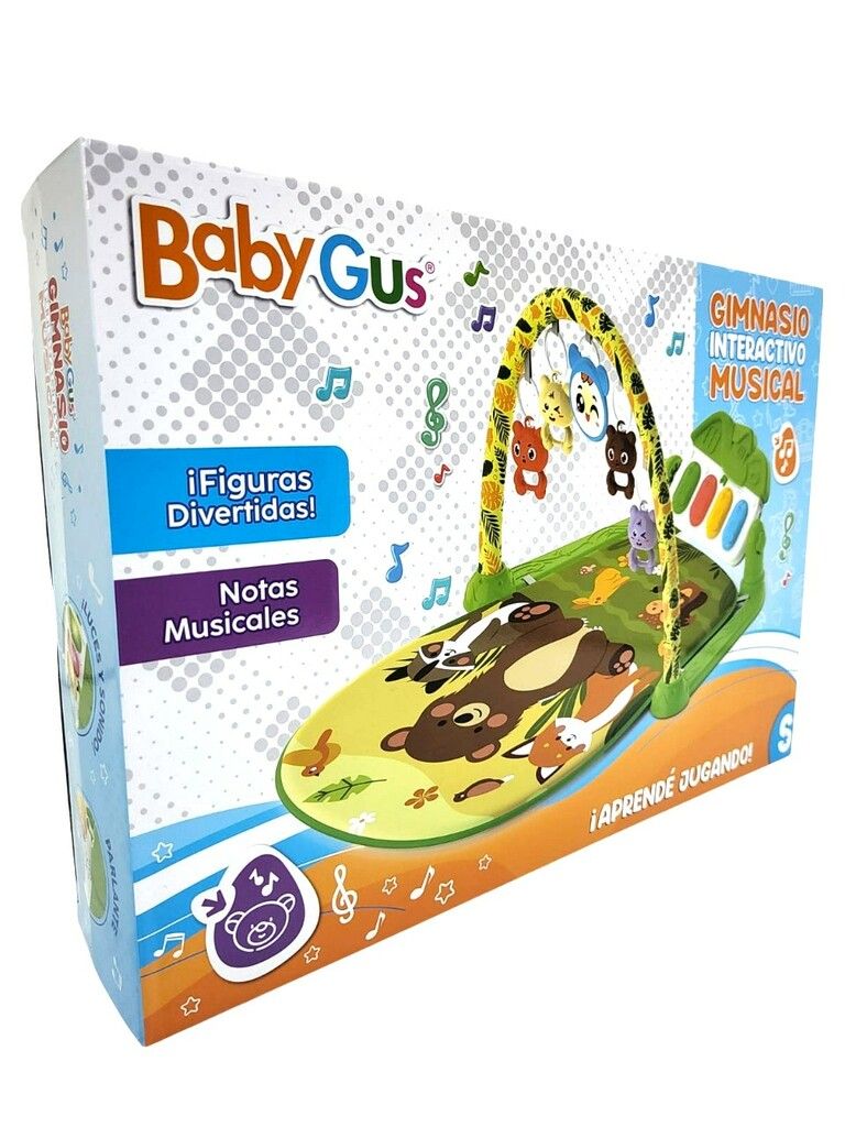 GIMNASIO PIANO MUSICAL ANIMALITOS BABY GUS COD 55060 - Imagen 2
