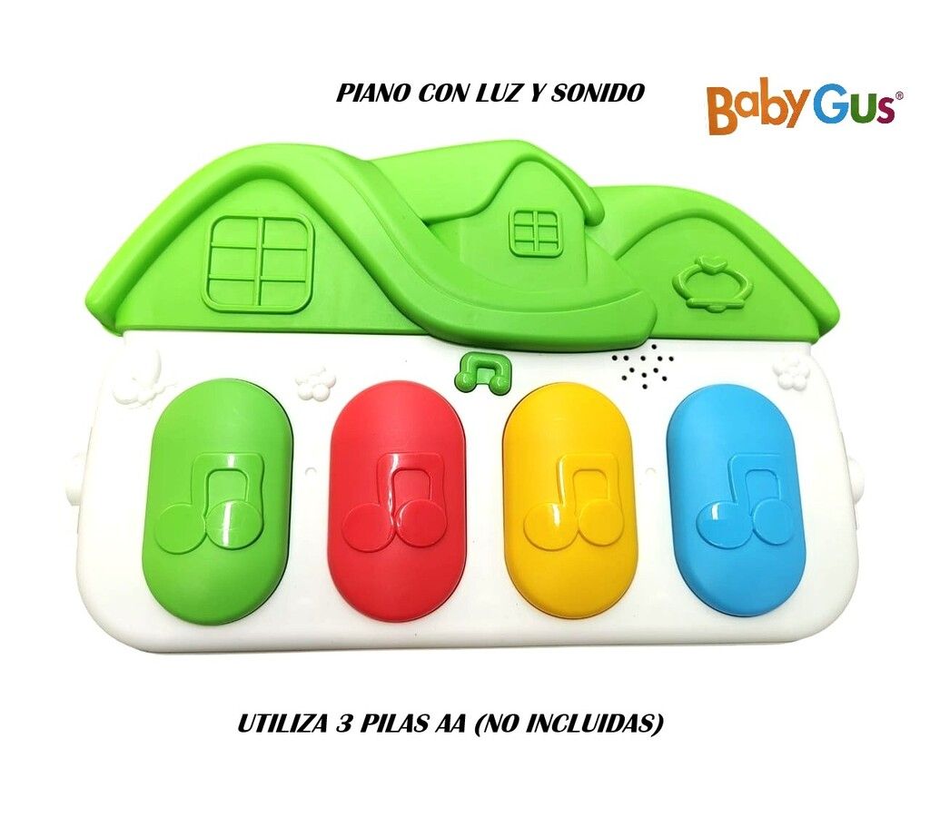 GIMNASIO PIANO MUSICAL ANIMALITOS BABY GUS COD 55060 - Imagen 4