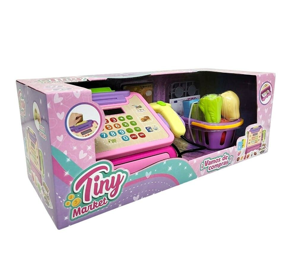 SUPER CAJA REGISTRADORA CON ACCESORIOS TINY COD 55681 - Imagen 3