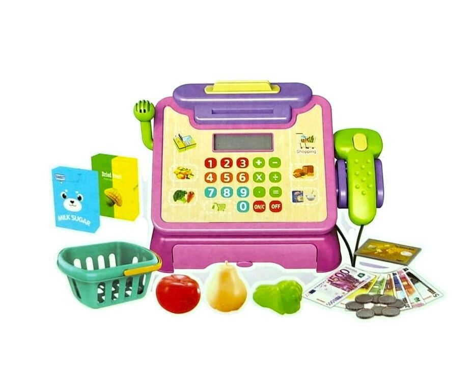 SUPER CAJA REGISTRADORA CON ACCESORIOS TINY COD 55681 - Imagen 6