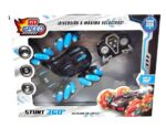 AUTO CON LUZ STUNT CARGA USB GO SPEED A R/C VR2 55619 AZUL