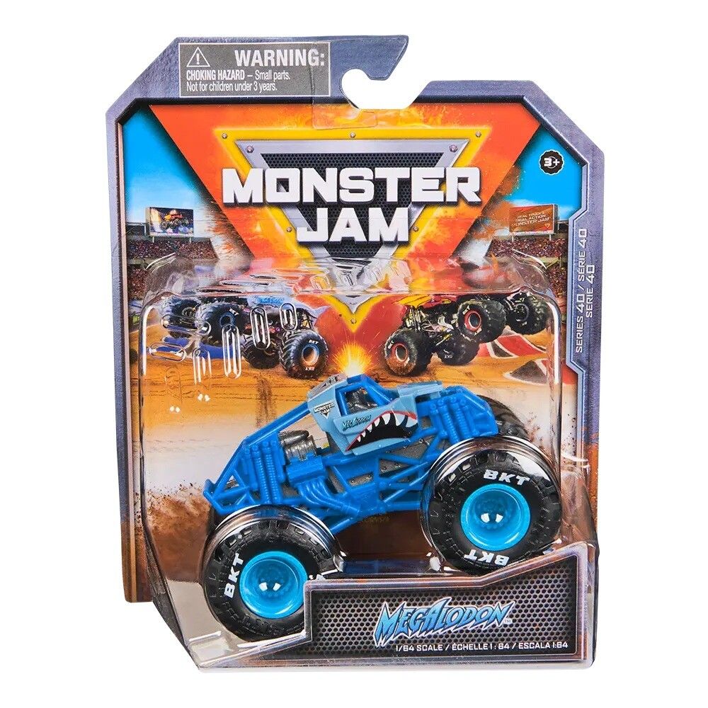 MONSTER JAM 1:64 MEGALODON RARE COD 58701 - 6074332