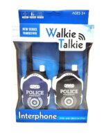 WALKIE TALKIE INTERCOMUNICADOR X2  POLICIA COD 55660