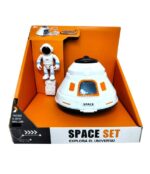 PLAYSET ESPACIAL NAVE CON ASTRONAUTA Y LUZ COD 55560