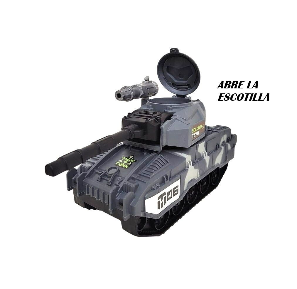 PLAYSET TANQUE MOTO CAMIONETA MILITAR Y SOLDADOS COD 55543 - Imagen 4