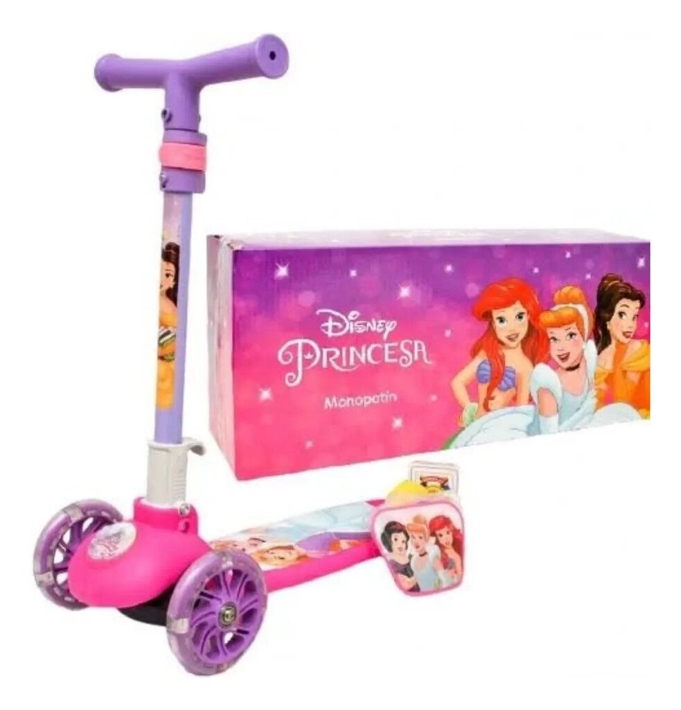 MONOPATIN PLEGABLE PRINCESAS VR1 12018 MANUBRIO VIOLETA - Imagen 5