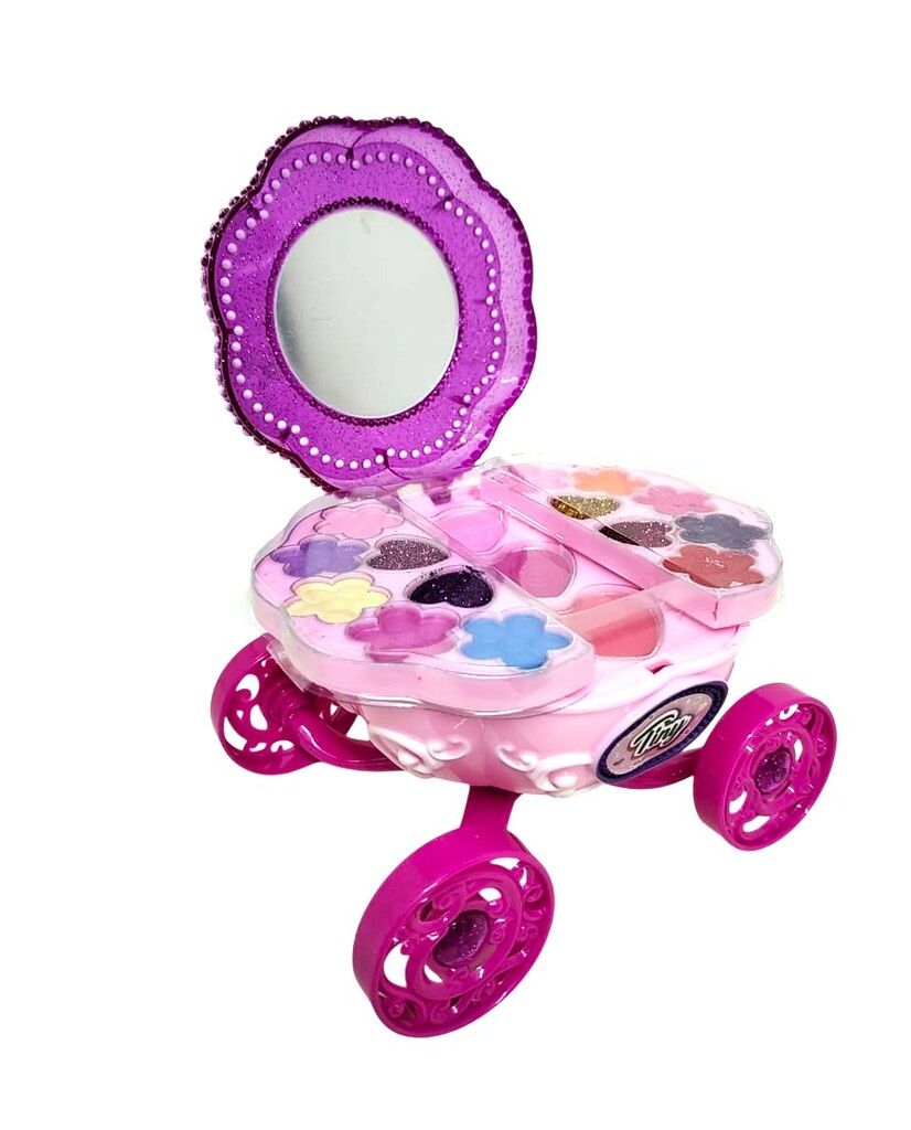 SET DE MAQUILLAJE TINY CARRUAJE DESPLEGABLE COD 3361 - Imagen 2