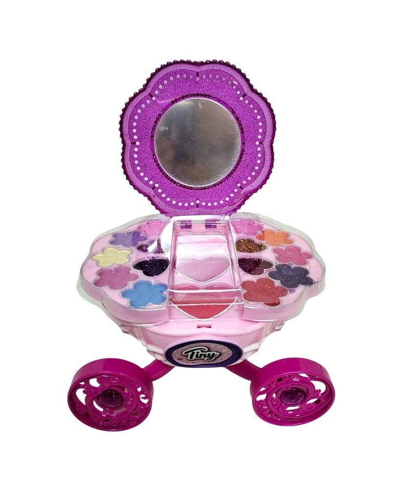 SET DE MAQUILLAJE TINY CARRUAJE DESPLEGABLE COD 3361 - Imagen 4
