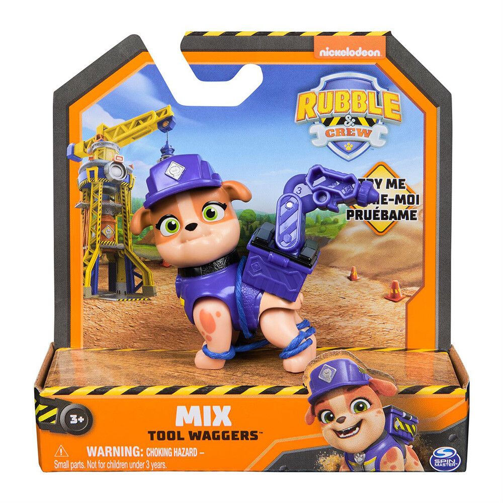 MINI FIGURA PAW PATROL RUBBLE AND CREW VR4 28516 MIX