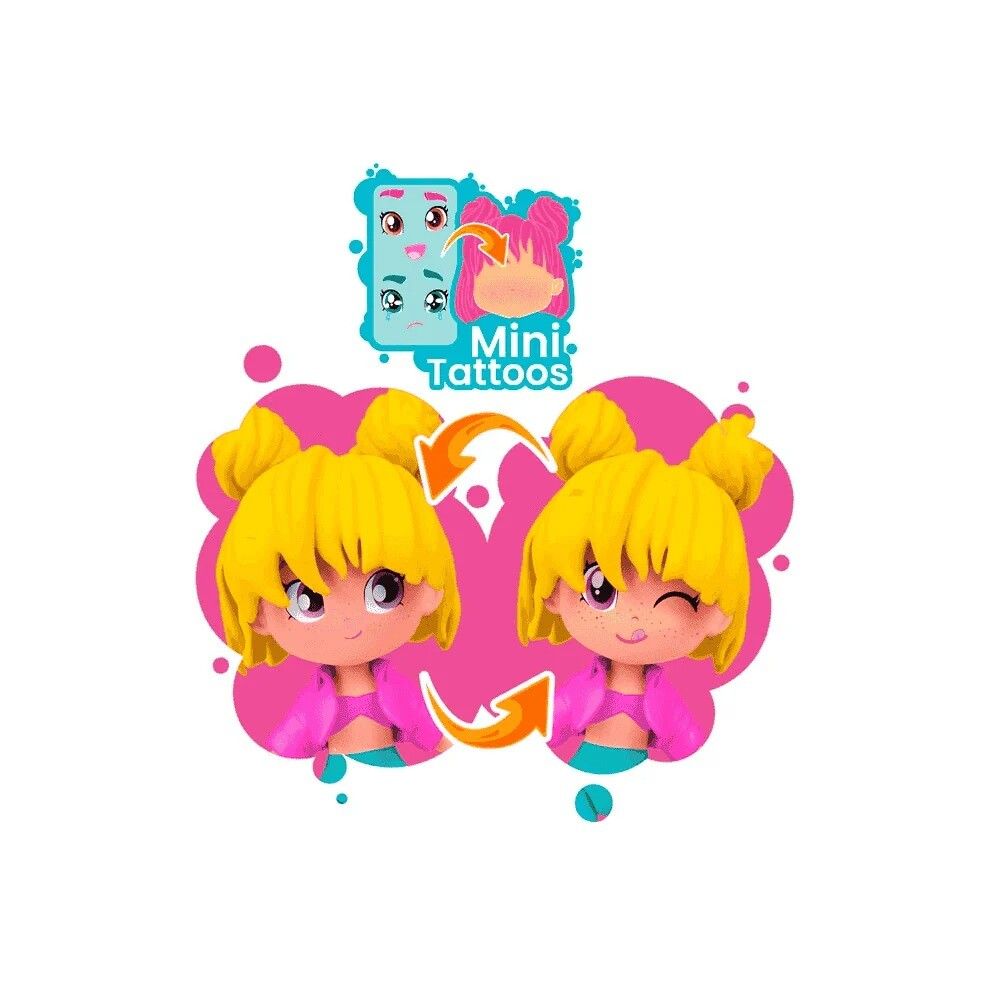 FIGURA PINYPON TOP GIRLS 11 CM VR3 PNN00000 PELO MARRON - Imagen 5