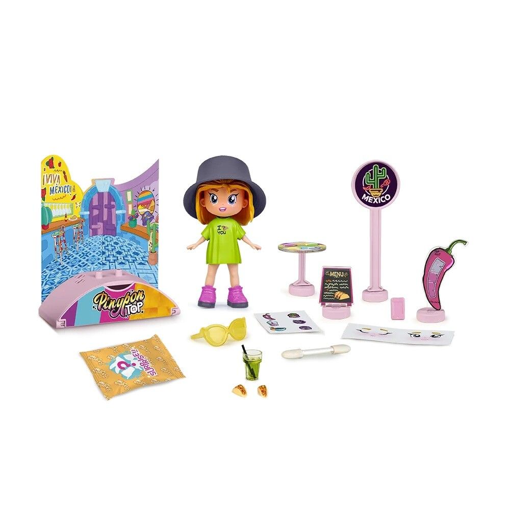 FIGURA PINYPON TOP GIRLS FODDIE VR2 PNN01000 MEXICAN FOODIE GIRL - Imagen 2