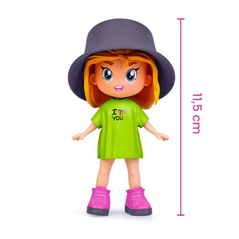 FIGURA PINYPON TOP GIRLS FODDIE VR2 PNN01000 MEXICAN FOODIE GIRL - Imagen 3