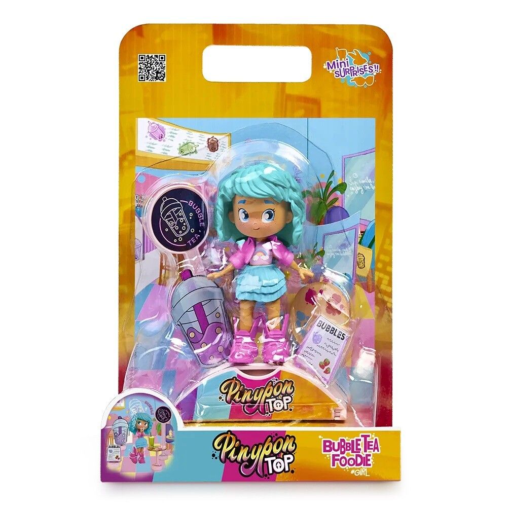 FIGURA PINYPON TOP GIRLS FODDIE VR3 PNN01000 BUBBLE TEA FOODIE GIRL