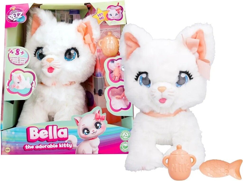 PELUCHE INTERACTIVO GATITA BELLA 8 SONIDOS COD 907737