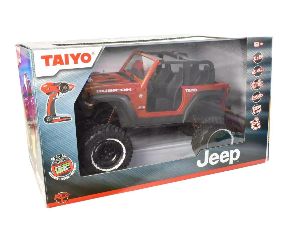 AUTO JEPP TAIYO TT RUBICON GIGANTE 4X4 R/C CARGA USB COD 080011A - Imagen 3